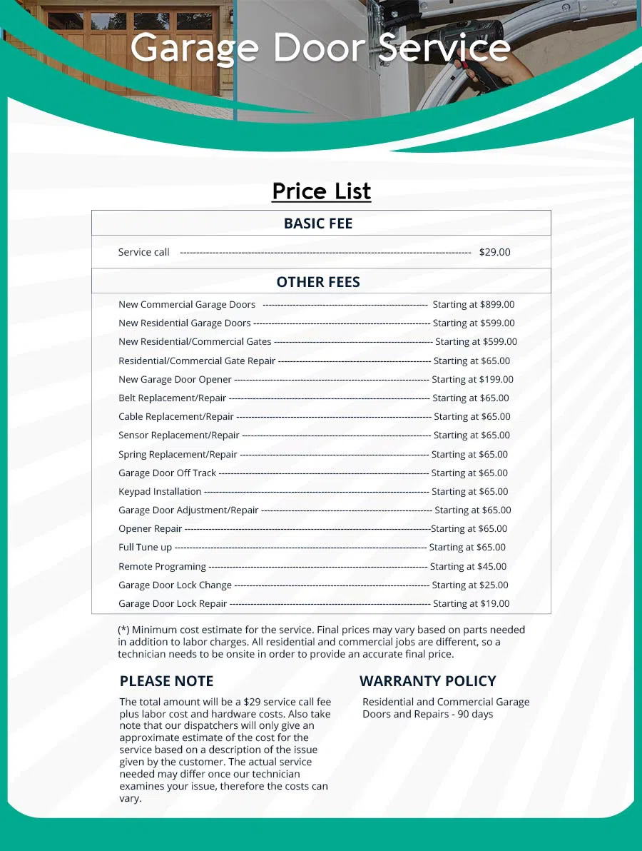 Central Garage Doors Gilbert, AZ 866-816-3190